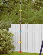 vidaXL Въже за катерене Многоцветен 105 x 105 x 201 см Полиестер