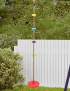 vidaXL Въже за катерене Многоцветен 30 x 30 x 200 см Пластмаса