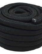 vidaXL Въже за лодка 3 mm 50 m Черно ПП