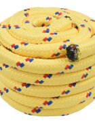vidaXL Въже за лодка 4 mm 5 m Жълто