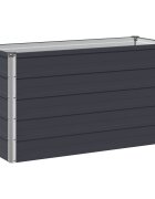 vidaXL Вдигната леха за градина Антрацит 100 x 40 x 55 cm