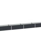 vidaXL Вдигната леха за градина Антрацит 320 x 40 x 24 см