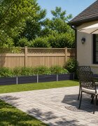 vidaXL Вдигната леха за градина Антрацит 320 x 40 x 24 см Стомана
