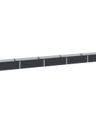 vidaXL Вдигната леха за градина Антрацит 400 x 40 x 24 см