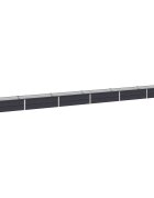 vidaXL Вдигната леха за градина Антрацит 480 x 40 x 24 см