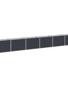 vidaXL Вдигната леха за градина Антрацит 480 x 40 x 55 см