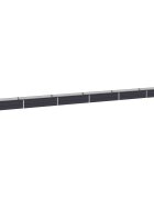 vidaXL Вдигната леха за градина Антрацит 600 x 40 x 24 см