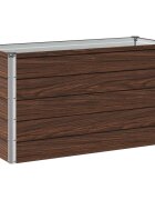 vidaXL Вдигната леха за градина Черно 100 x 40 x 55 cm