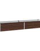 vidaXL Вдигната леха за градина Черно 160 x 40 x 24 см