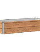 vidaXL Вдигната леха за градина Дървен кафяв 100 x 40 x 24 см