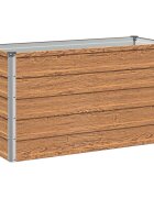 vidaXL Вдигната леха за градина Дървен кафяв 100 x 40 x 55 cm