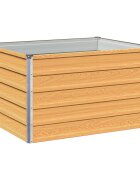 vidaXL Вдигната леха за градина Натурално 100 x 80 x 55 см