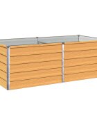 vidaXL Вдигната леха за градина Натурално 160 x 80 x 55 см