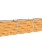 vidaXL Вдигната леха за градина Натурално 240 x 40 x 55 см