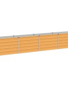 vidaXL Вдигната леха за градина Натурално 320 x 40 x 55 см