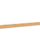 vidaXL Вдигната леха за градина Натурално 480 x 40 x 24 см