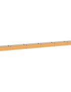 vidaXL Вдигната леха за градина Натурално 600 x 40 x 24 см