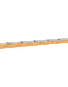 vidaXL Вдигната леха за градина Натурално 600 x 80 x 24 см