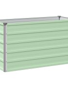 vidaXL Вдигната леха за градина Пастелно зелено 100 x 40 x 55 cm