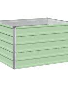 vidaXL Вдигната леха за градина Пастелно зелено 100 x 80 x 55 см