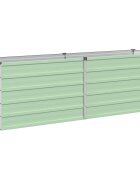vidaXL Вдигната леха за градина Пастелно зелено 160 x 40 x 55 см