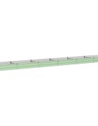 vidaXL Вдигната леха за градина Пастелно зелено 600 x 80 x 24 см