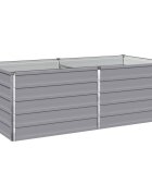 vidaXL Вдигната леха за градина Сиво 160 x 80 x 55 см