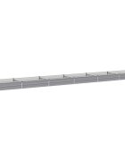 vidaXL Вдигната леха за градина Сиво 600 x 80 x 24 см