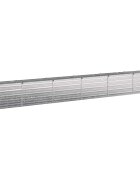 vidaXL Вдигната леха за градина Сребристо 480 x 40 x 55 см оцинкован