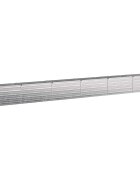 vidaXL Вдигната леха за градина Сребристо 600 x 40 x 55 см оцинкован