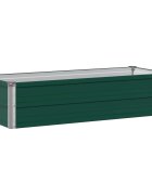 vidaXL Вдигната леха за градина Зелено 100 x 40 x 24 см