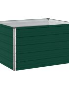 vidaXL Вдигната леха за градина Зелено 100 x 80 x 55 см