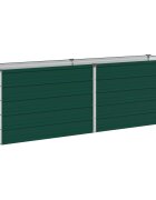 vidaXL Вдигната леха за градина Зелено 160 x 40 x 55 см