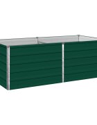 vidaXL Вдигната леха за градина Зелено 160 x 80 x 55 см