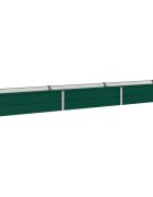 vidaXL Вдигната леха за градина Зелено 240 x 40 x 24 см
