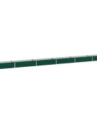 vidaXL Вдигната леха за градина Зелено 600 x 40 x 24 см