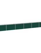 vidaXL Вдигната леха за градина Зелено 600 x 40 x 55 см