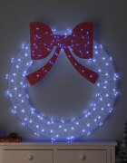 vidaXL Венец 150 LED светодиода Синьо 120 cm Акрил
