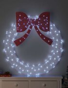 vidaXL Венец 150 LED светодиода Студено бяло 120 cm Акрил