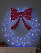 vidaXL Венец 60 LED светодиода Синьо 76 x 76 x 85 см Акрил