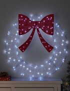 vidaXL Венец 60 LED светодиода Студено бяло 76 x 76 x 85 см Акрил