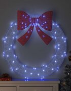 vidaXL Венец 80 LED светодиода Синьо 92 x 92 x 95 см Акрил