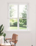 vidaXL Венецианска щора Бял 150 x 100 cm 25 mm ПВЦ