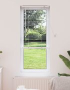 vidaXL Венецианска щора Бял 150 x 40 см 25 mm ПВЦ