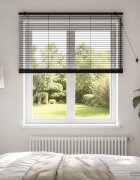vidaXL Венецианска щора Черно 155 x 160 см 35 mm