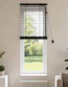 vidaXL Венецианска щора Черно 60 x 130 cm 35 mm