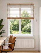 vidaXL Венецианска щора Дъбов вид 120 x 130 см 35 mm