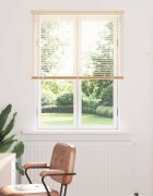vidaXL Венецианска щора Светло кафяво с шарка 150 x 80 cm 25 mm ПВЦ