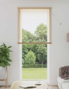 vidaXL Венецианска щора Светло кафяво с шарка 213 x 100 см 25 mm ПВЦ
