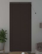 vidaXL Венецианска щора Тъмен кафяв 110 x 250 см 35 mm